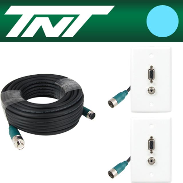 강원전자 TNT RGB+스테레오 월 플레이트 분리형(배