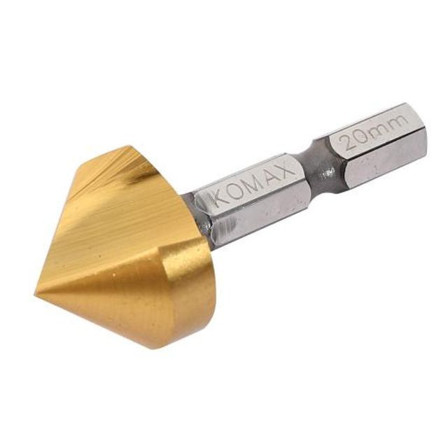 코맥스카운터싱크(1날-육각생크) 1EA 20MM 90도 TIN