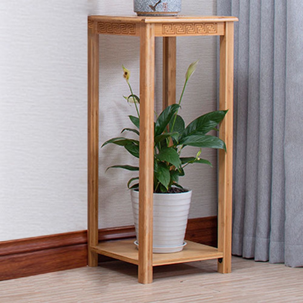 오크 화분진열대 문양패턴 75cm 대나무
