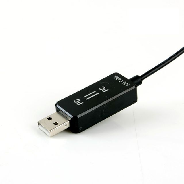 USB KM LINK 케이블 PC2대 연결 / KM링크 데이터전송