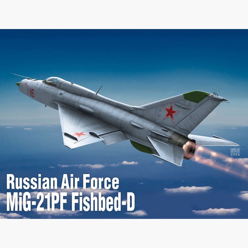 48sc 러시아 공군 MiG-21PF 피쉬베드-D