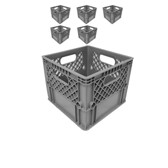 신선하게 우유 보관이 가능한 23L 회색 상자 X 6개입