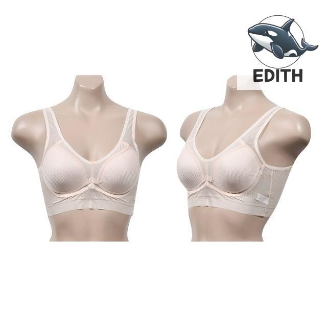 여성용 통기성 런닝 브라 살짝 부풀린 패딩