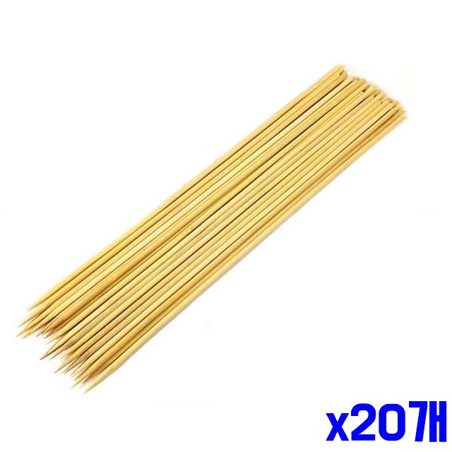 x20개 40cm 30개입 어묵꼬치 대나무재질 대나무꽂이