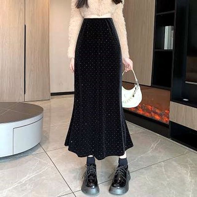 스커트 URS1730142 a라인스커트 트위드스커트 패딩스