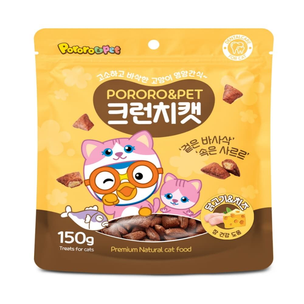 크런치캣 150g 닭고기 치즈 x 6개 1박스