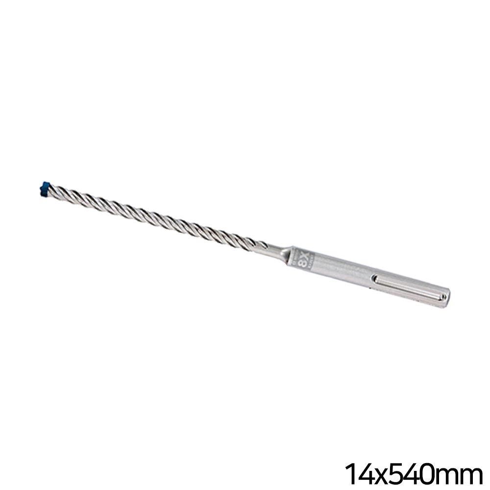 max sds 14x540mm 8x4 날 철근 타공 햄머드릴 비트