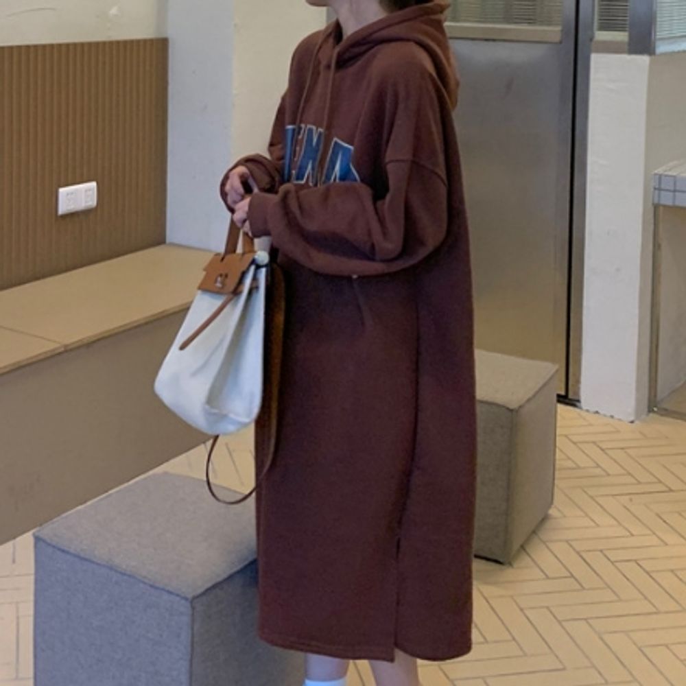 후드원피스 캐주얼원피스 오버핏 루즈핏 봄 롱