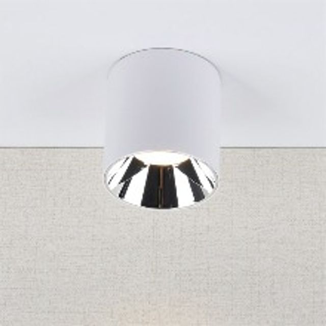 LED 에코 셔링 원통 직부 5인치 25W 화이트 플리커