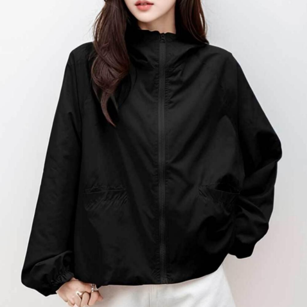 여성 봄 가을 간절기 루즈핏 바람막이 자켓 점퍼