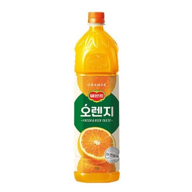 롯데칠성 델몬트 오렌지 1.5L X 6PET