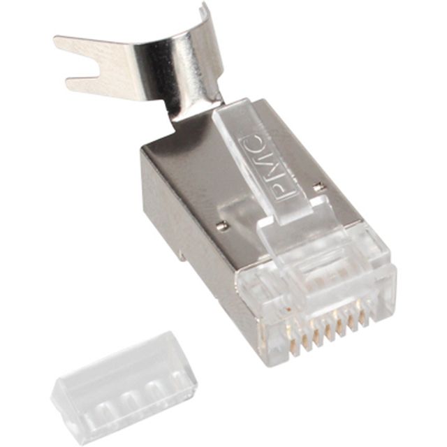 STP CAT.7 CAT.6A RJ-45 8P8C 플러그 - Two Prongs 핀