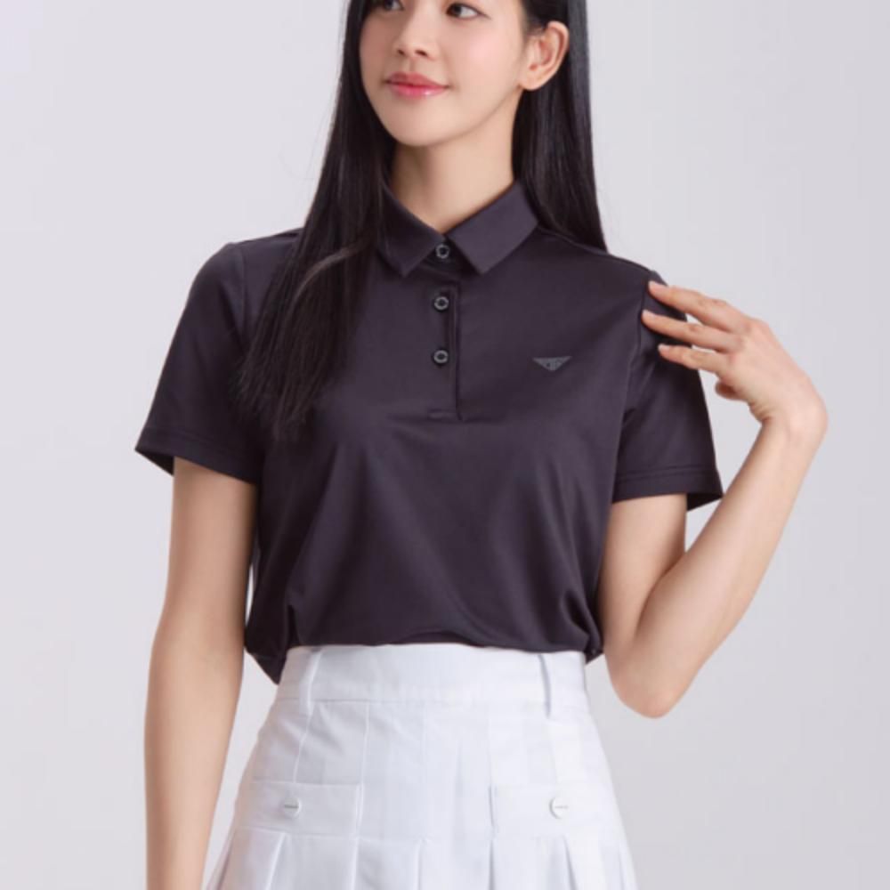 여성 여름 데일리 스포츠 골프 기능성 반팔 카라 티셔