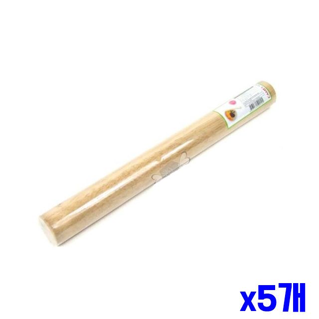 나무밀대 밀대 중 고무나무 x5개 원목밀대 원목