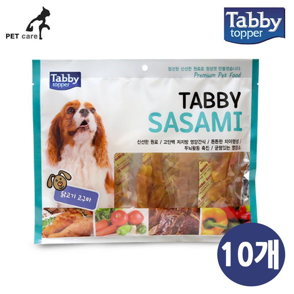 테비 사사미 닭고기 고구마 300g x 10개