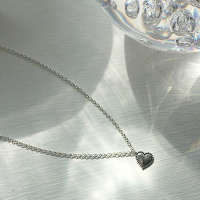 (silver925) mone necklace