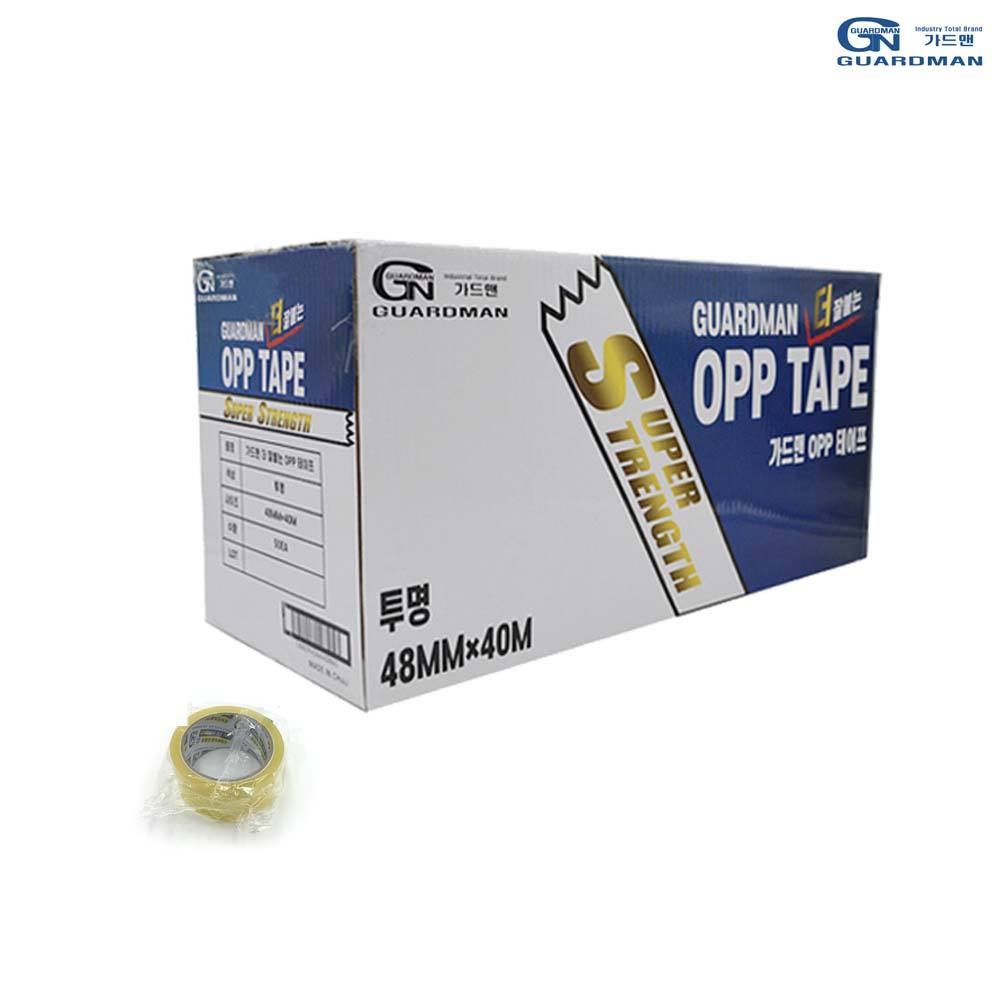 가드맨 OPP 테이프 48mm x 40M 50개입 투명