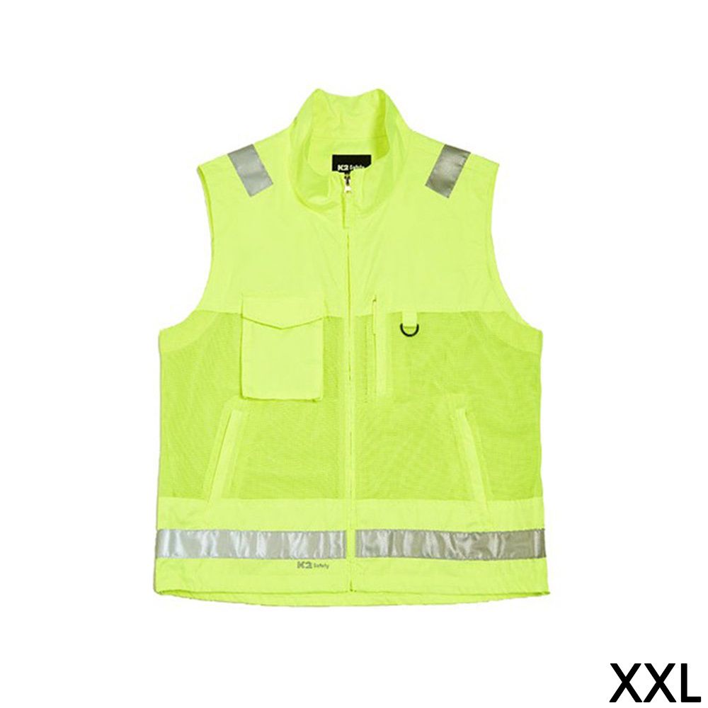 K2 세이프티 메쉬 반사조끼 베스트 작업조끼 110-XXL