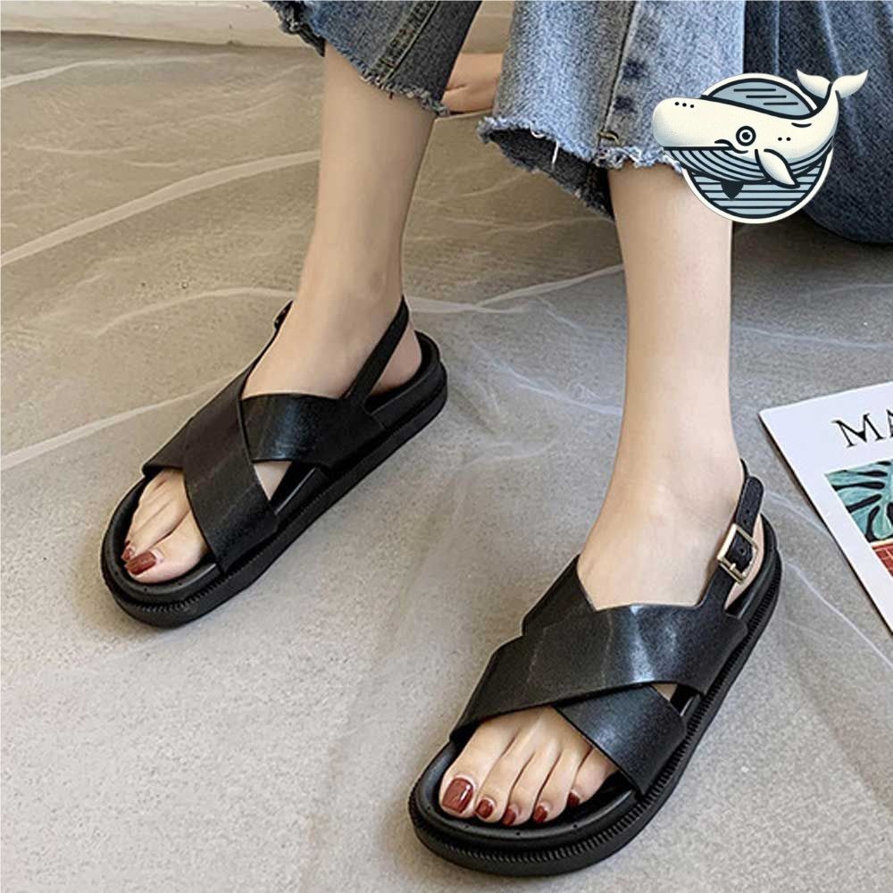 편안한 여름용 캐주얼 스트랩 샌들 3CM