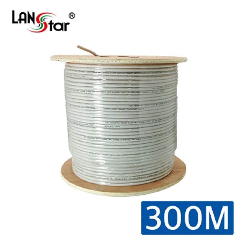 CAT.6A 케이블 SSTP 10G 27AWG LSZH 연선 300M Grey