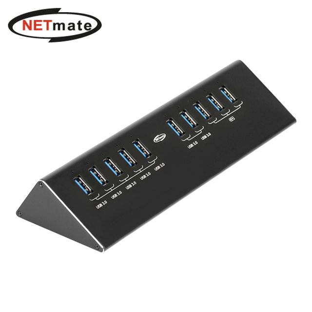 넷메이트 NMU-H37PN USB3.0 10포트 유전원 충전 허브