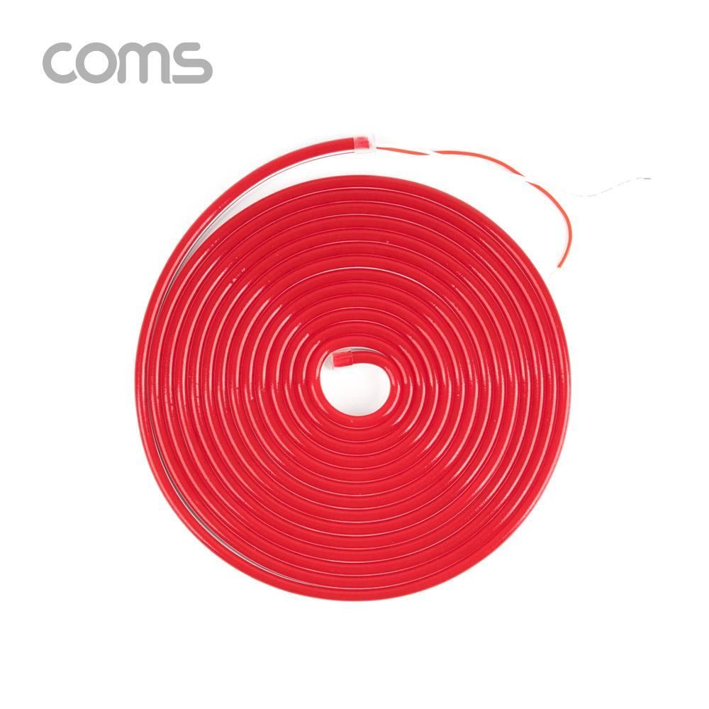 Coms LED 슬림형(줄띠형) DC전원 5M Red