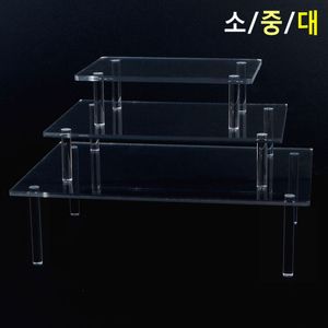 아이티알,NE 사각 아크릴 진열대 대형 소품 테이블 디피 전시대