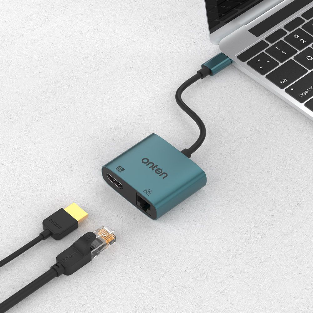 C타입 to HDMI 4K 60Hz 컨버터 RJ45 랜 100Mbp FW003