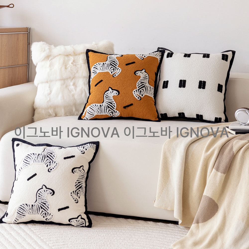 이그노바 쇼파커버45x45 등받이쿠션 패브릭 쇼파쿠션