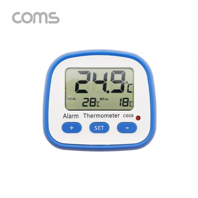 Coms 디지털 알람 온도계실내실외(접촉온도 측정)