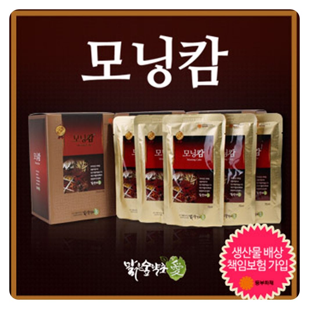 (맑은숲약초애) 숙취해소음료 모닝캄 (70ml x 30포