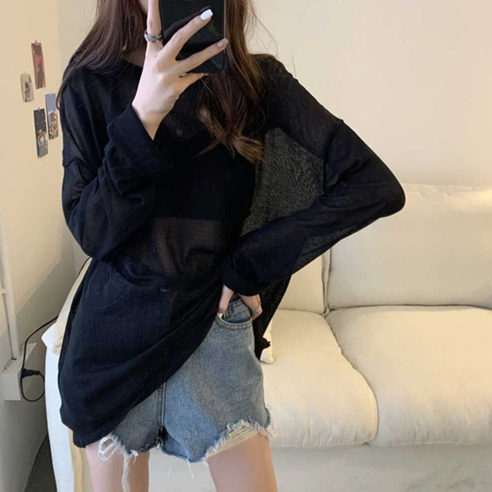 EZ0/데이트 데일리 무지긴팔티셔츠/긴팔티여자
