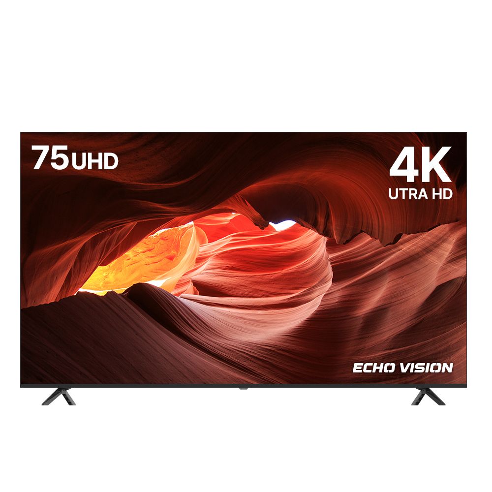 UHD 제로베젤 무료방문설치 스탠드형 TV 75형