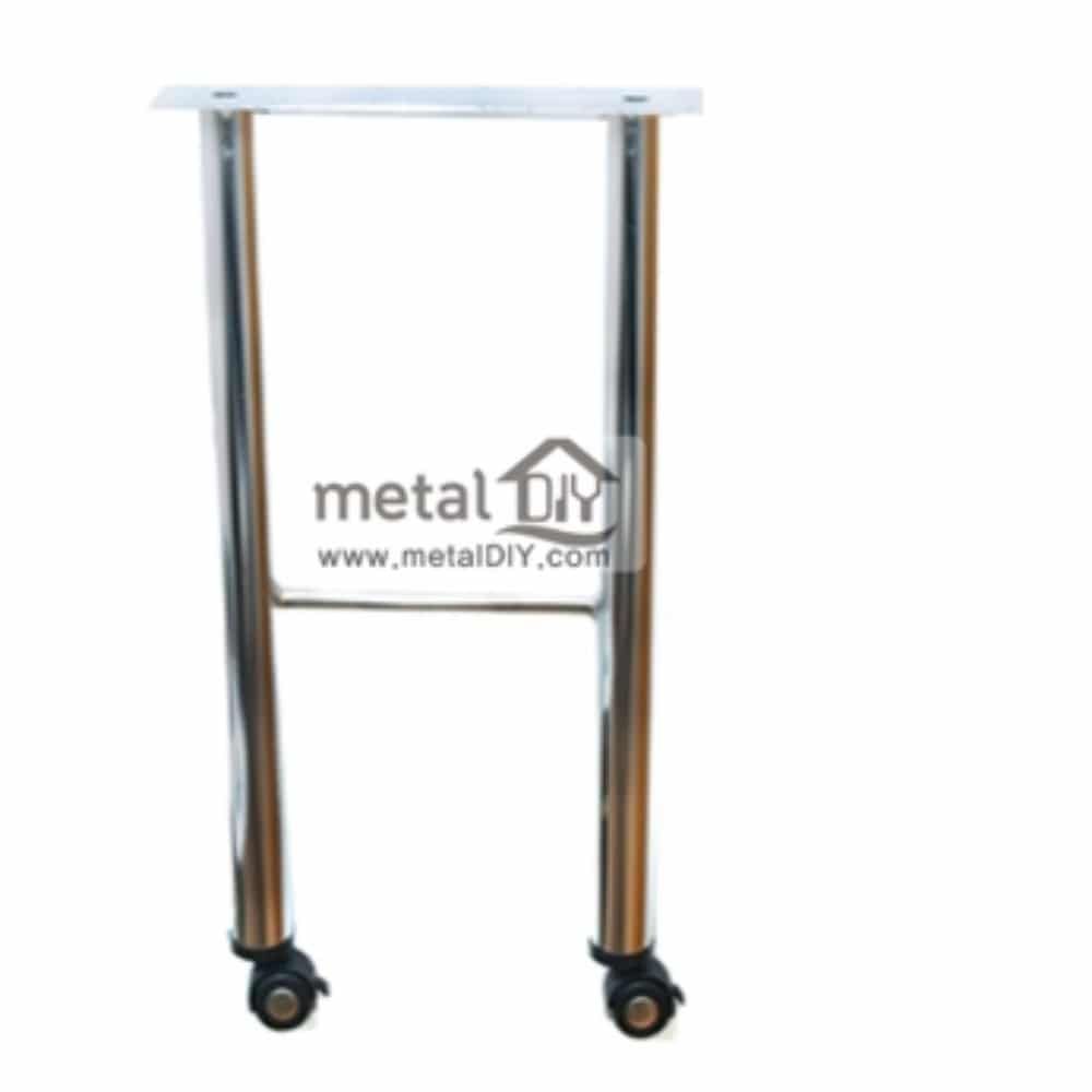 H형식탁다리(캐스타) 책상다리 철재식탁다리 이동식다리