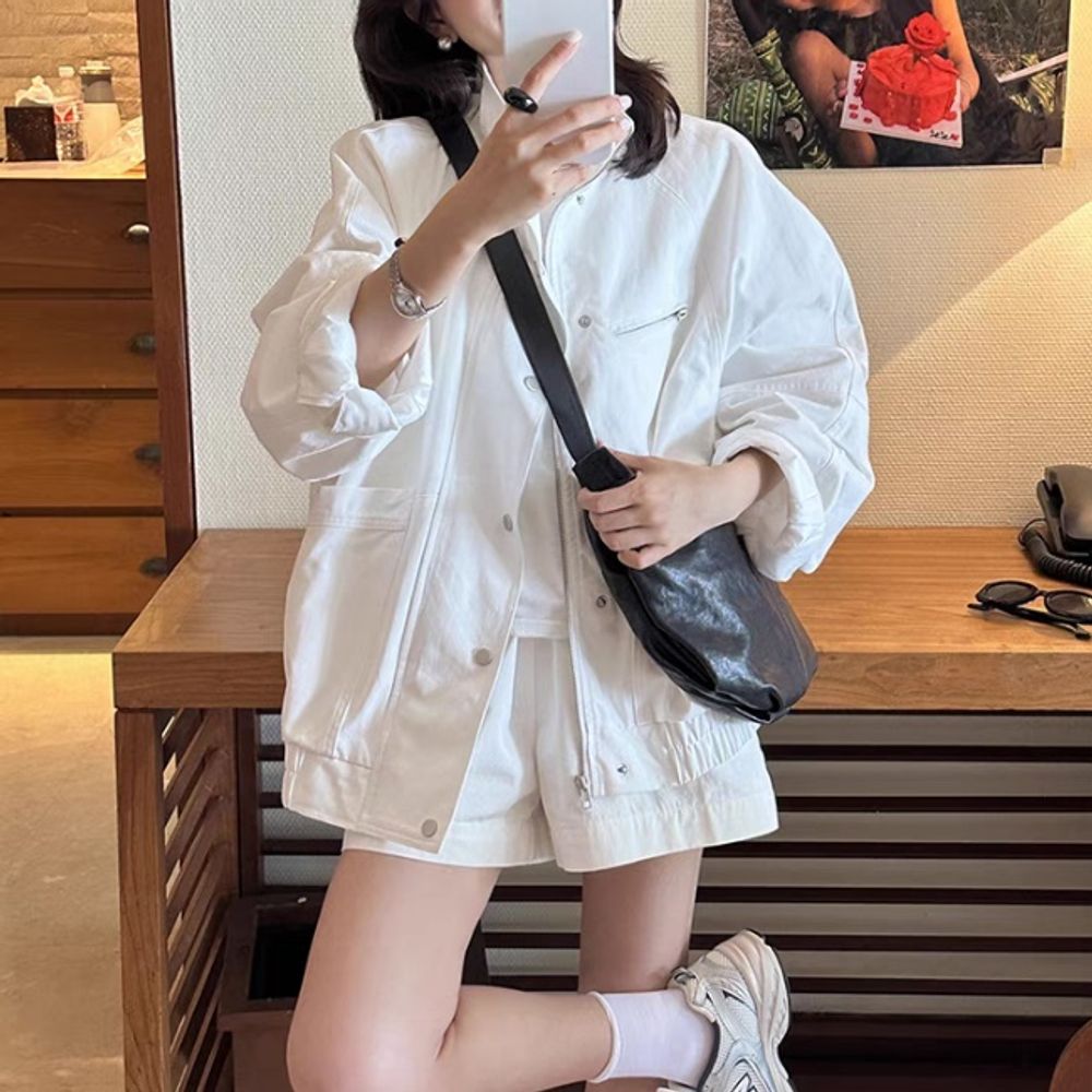 여섬 봄자켓 꾸안꾸점퍼 데일리 오버핏 집업 점퍼
