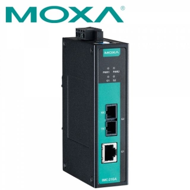 MOXA IMC-21GA-LX-SC-T 산업용 기가비트 이더넷 광