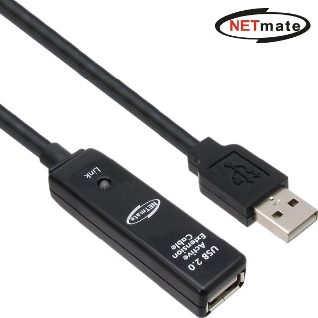 USB2.0 리피터 10m (LED 전원 아답터 포함)