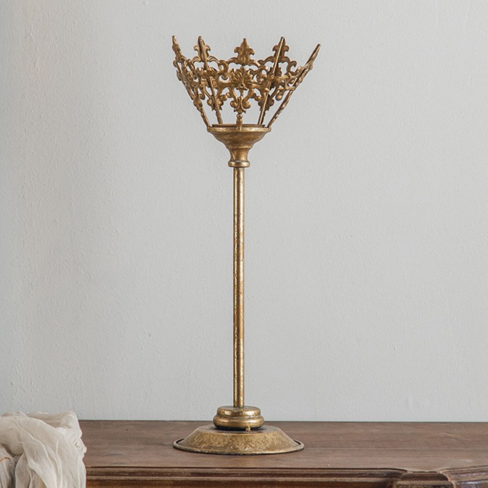 엔틱 왕관 홀더 빈티지 39cm 캔들