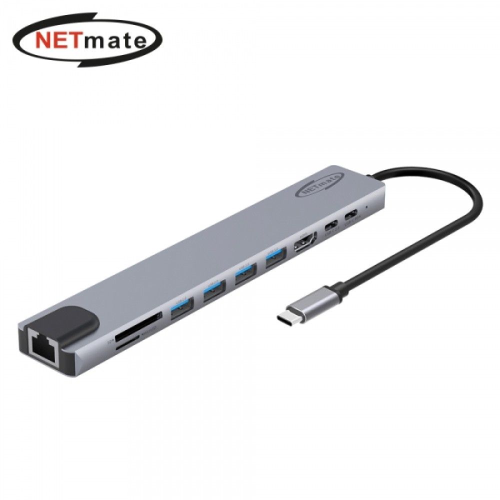 NETmate NMJSTCM03 USB Type C 10 in 1 멀티허브