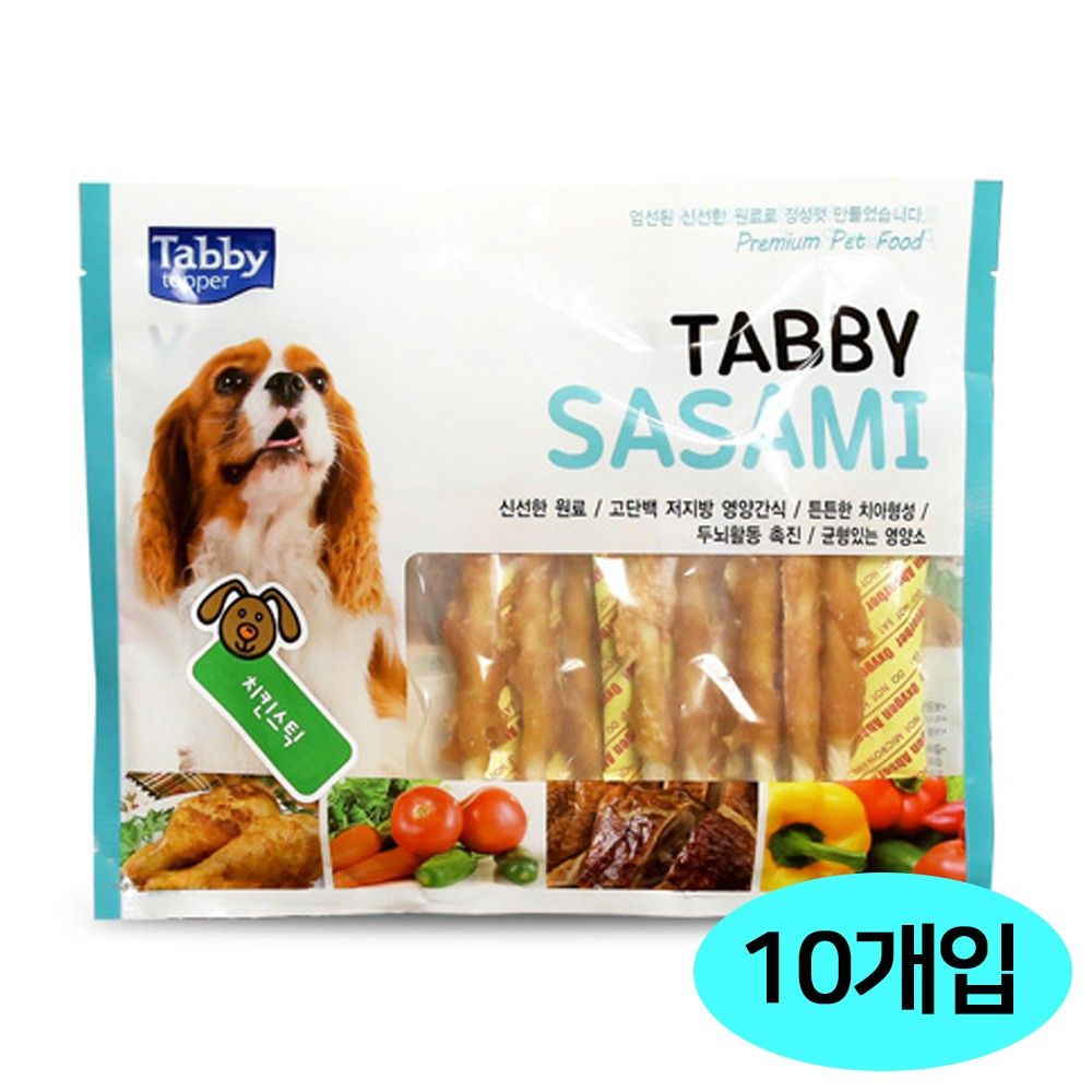 테비 사사미 치킨 스틱 300g x 10개