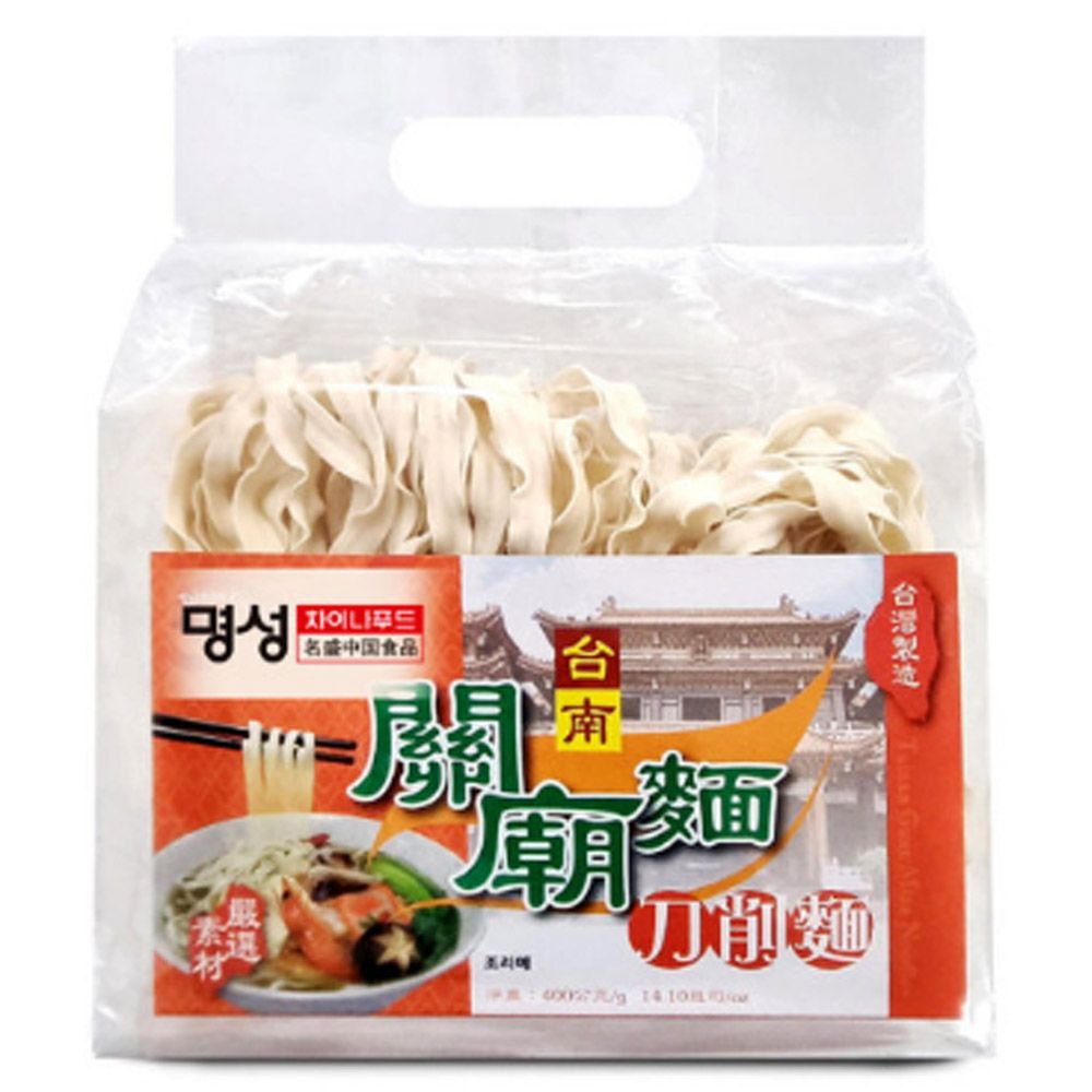 중국식 칼국수면 타이난 관묘면 건 도삭면 400g