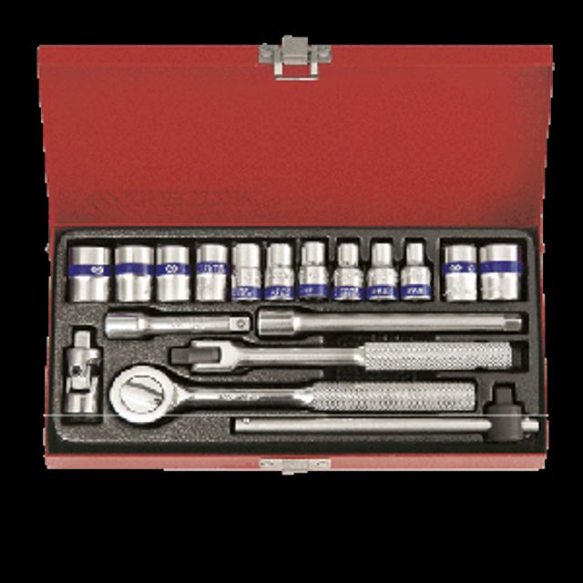KINGTONY 소켓렌치세트(6PT) 2518MR 1/4DRx18pcs(m