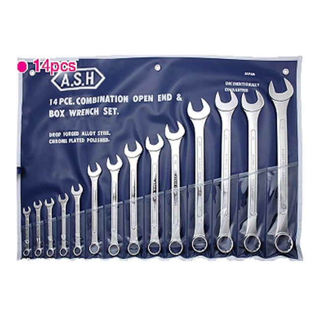 아사히 콤비네이션렌치세트 14pcs (mm)