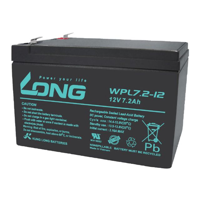 LONG 배터리 WPL7.2-12 (12V 7.2AH)