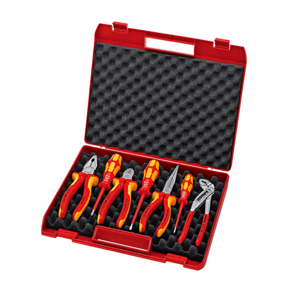 KNIPEX 공구세트(절연7pcs)_00-21-15 7종 케이스