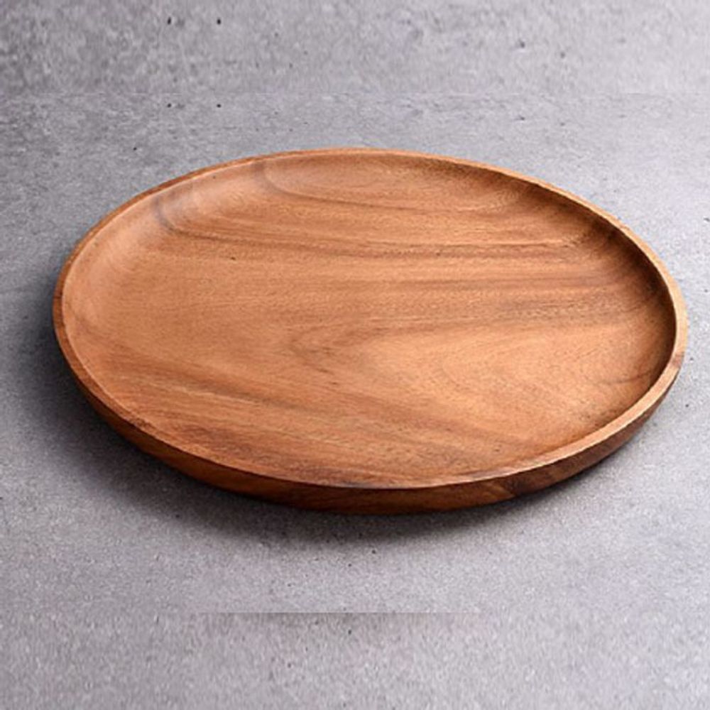 아카시아 접시 그릇 플레이트 접시 나무접시 식기 특