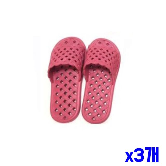 물빠짐실내화 욕실화 26cm x3개 좋은 메쉬 물빠짐
