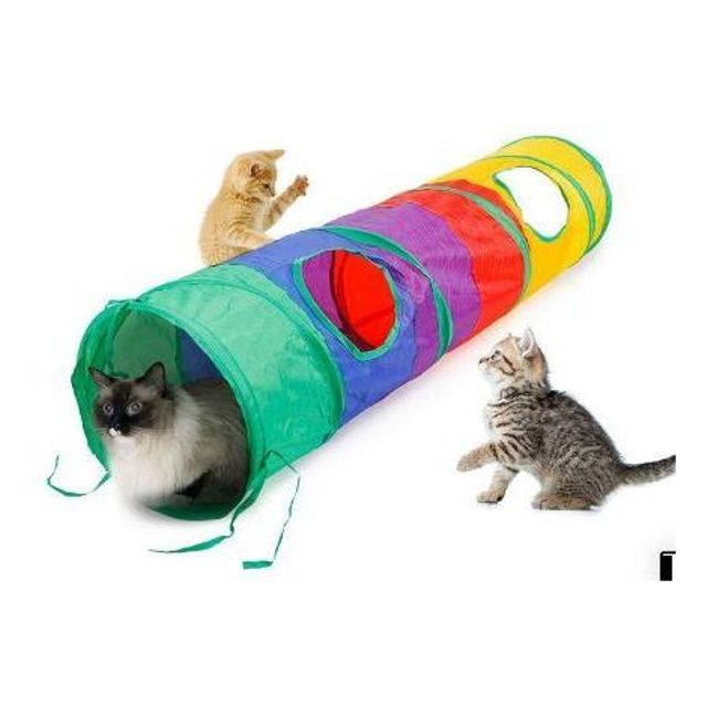 고양이터널 애완 동물 튜브 놀이 장난감 강아지 훈련