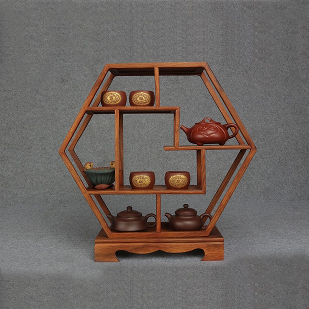 진열장F 화리목 다기 47cm