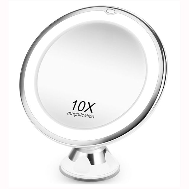 10배율거울 화장 메이크업 거울 10X 확대경 LED거울